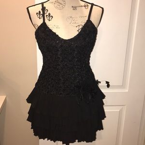 Classy Black/Sequence Dress
